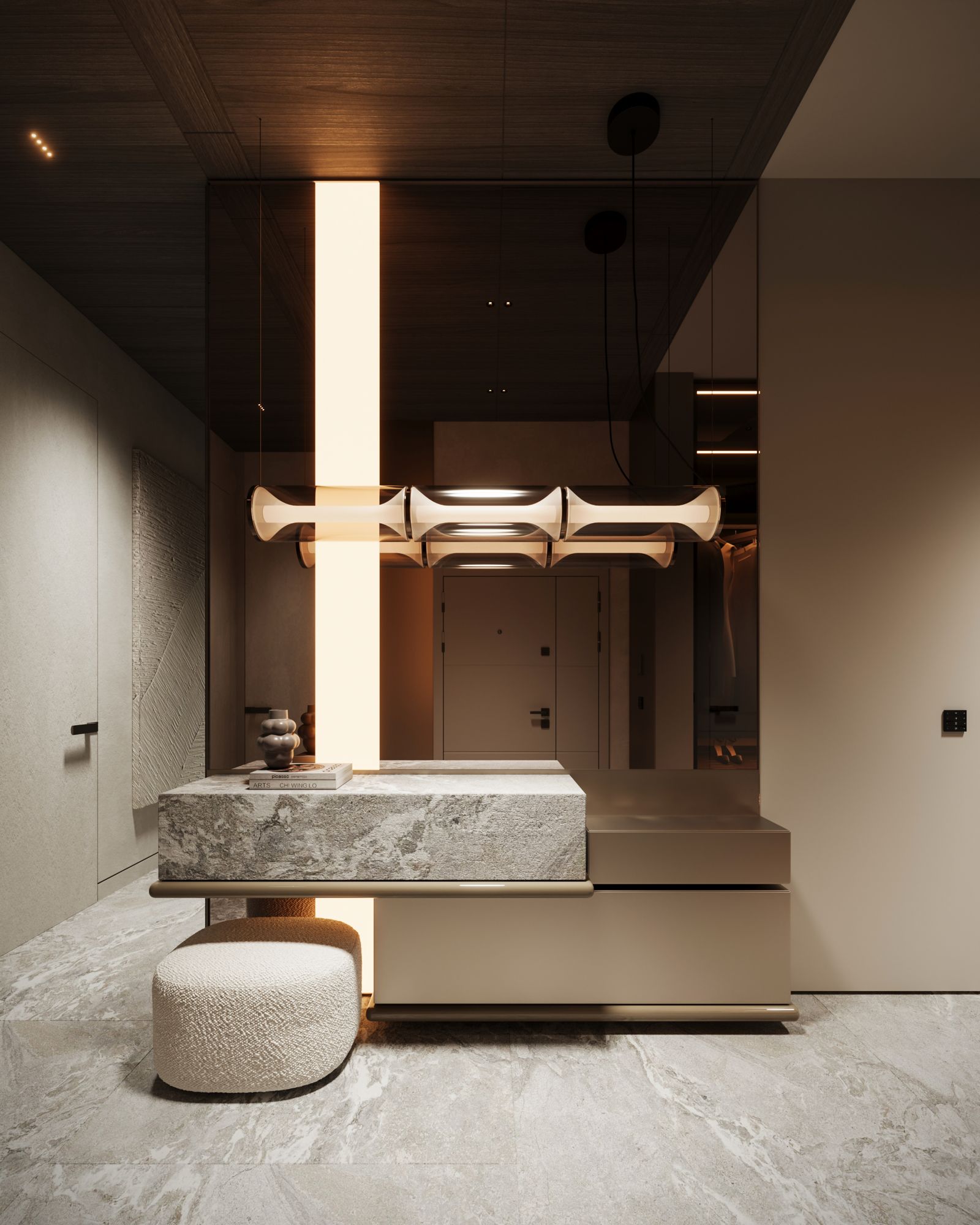 Belmondo Penthouse - Apartments interior in Serbia by Studio NACRT US